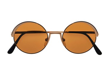 Byblos, Vintage Sonnenbrille, gold-schwarz, 