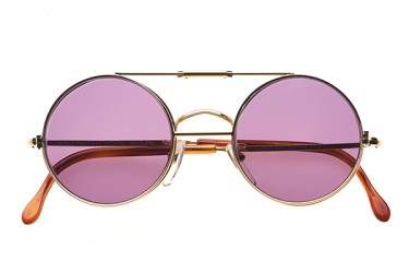 Anglo American Optical, Flip-Up, Sonnenbrille, gold, 