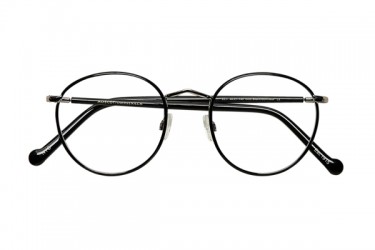 Moscot Zev Berlin, schwarz/silber metall 