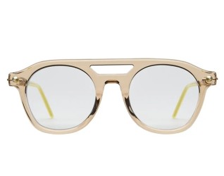 Maske P11, Sonnenbrille, braun/gelb, Kuboraum 