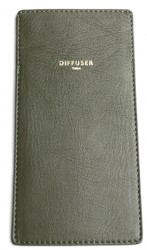Diffuser Etui khaki, leder 