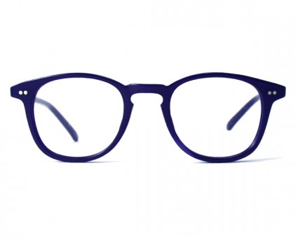 Zeuss Hornbrille, blau 