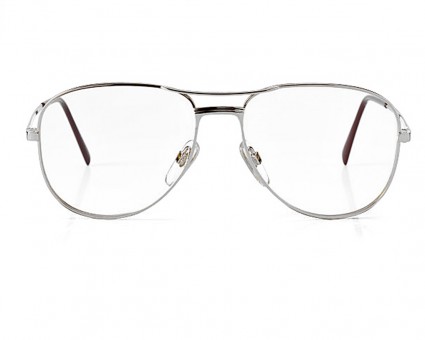 Pilotenbrille, Doppelsteg, Metall Brille 