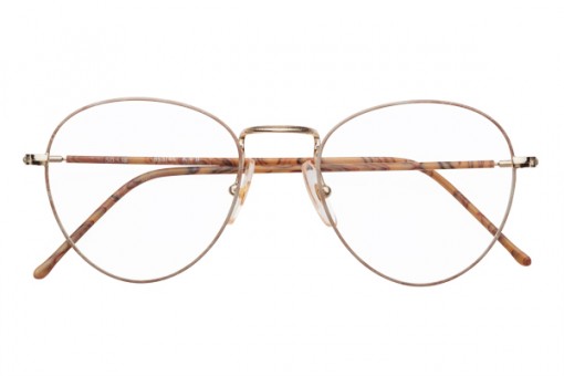 Panto Brille gold & nude 