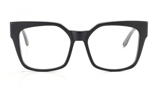 l'Avventura, eckige Brille, schwarz matt 