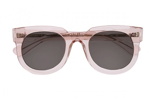 Kvadrangolo/38, Sonnenbrille, transparent, rosé 