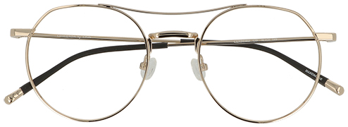 Epos Cerbero Pilotenbrille gold, durchsichtige Gläser 