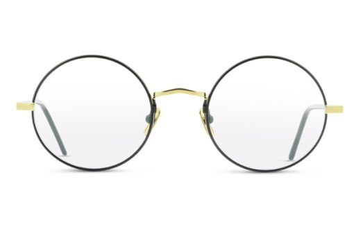 Lunor M10 02, kreisrunde Brille, gold 