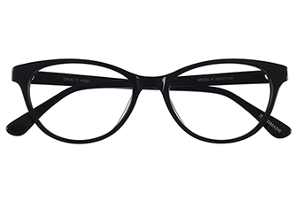 Musa Cat Eye Brille, schwarz 