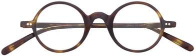 Ermes Brille Horn rund 