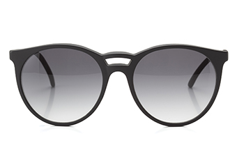 Je ne sais quoi, Panto Sonnenbrille, schwarz matt 