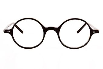 Venezia, schwarz, Brille rund 