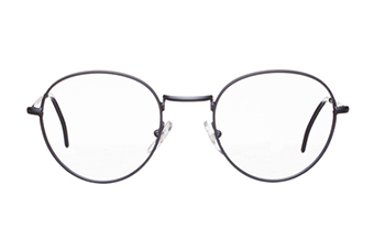 Metallgestell rund, schwarz matt 