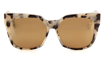 l'Avventura, Sonnenbrille, Spiegelglas, gold 