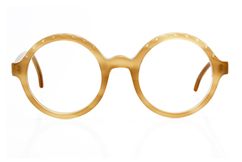Construktivismo, Brille, rund, honigfarben 