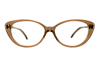 Fräuleinwunder, Cateye Brille bourbon 