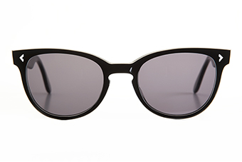 Jeunesse Dorée, Cat Eye Sonnenbrille, schwarz 