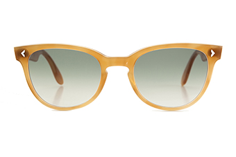 Jeunesse Dorée, Cat Eye Sonnenbrille, honigfarben 