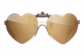 LK x Julian Zigerli, clip on, sun, gold mirror 