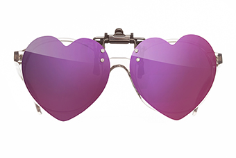 LK x Julian Zigerli, clip on, sun, pink mirror 