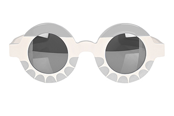 LK x Michael van der Ham, Sonnenbrille, Elfenbein 