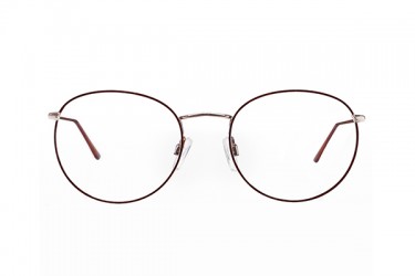 Vintage Nickelbrille tortoise dunkel 