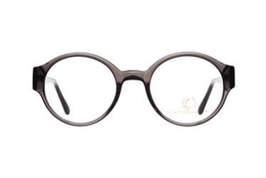 Oval/22, Brille runde Gläser, dunkelgrau 