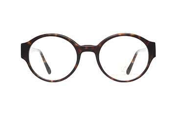Oval/22, Brille runde Gläser, tortoise 