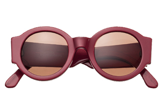 Happy Colours Sonnenbrille Purpurrot 