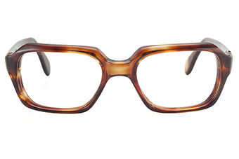60er Jahre Brown, Vintage Brille 