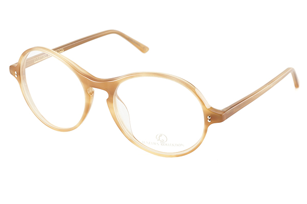 Et Cetera, runde Brille, honigfarben 