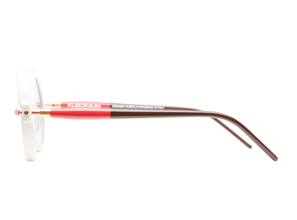 Maske P1, Sonnenbrille, weiß/rot, Kuboraum 