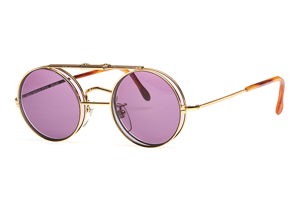 Anglo American Optical, Flip-Up, Sunglasses, gold 