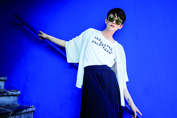 l'Avventura, Sonnenbrille, Spiegelglas, gold 