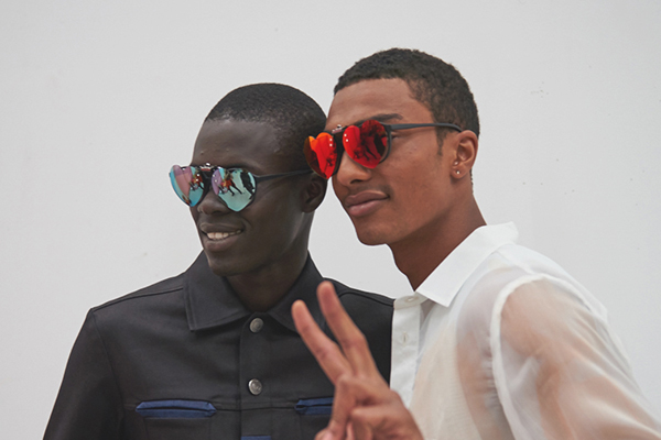 LK x Julian Zigerli, clip on, sun, red mirror 