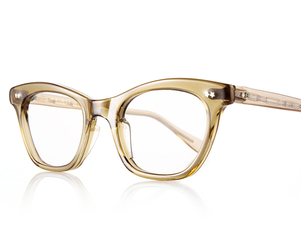 Porthos - Cateye Brille Oliv 